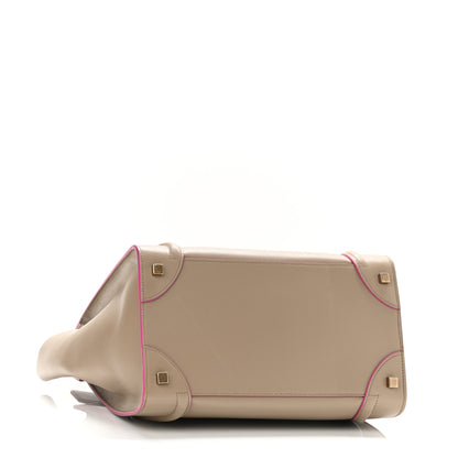 Celine Smooth Calfskin Mini Luggage Beige 4 of 10