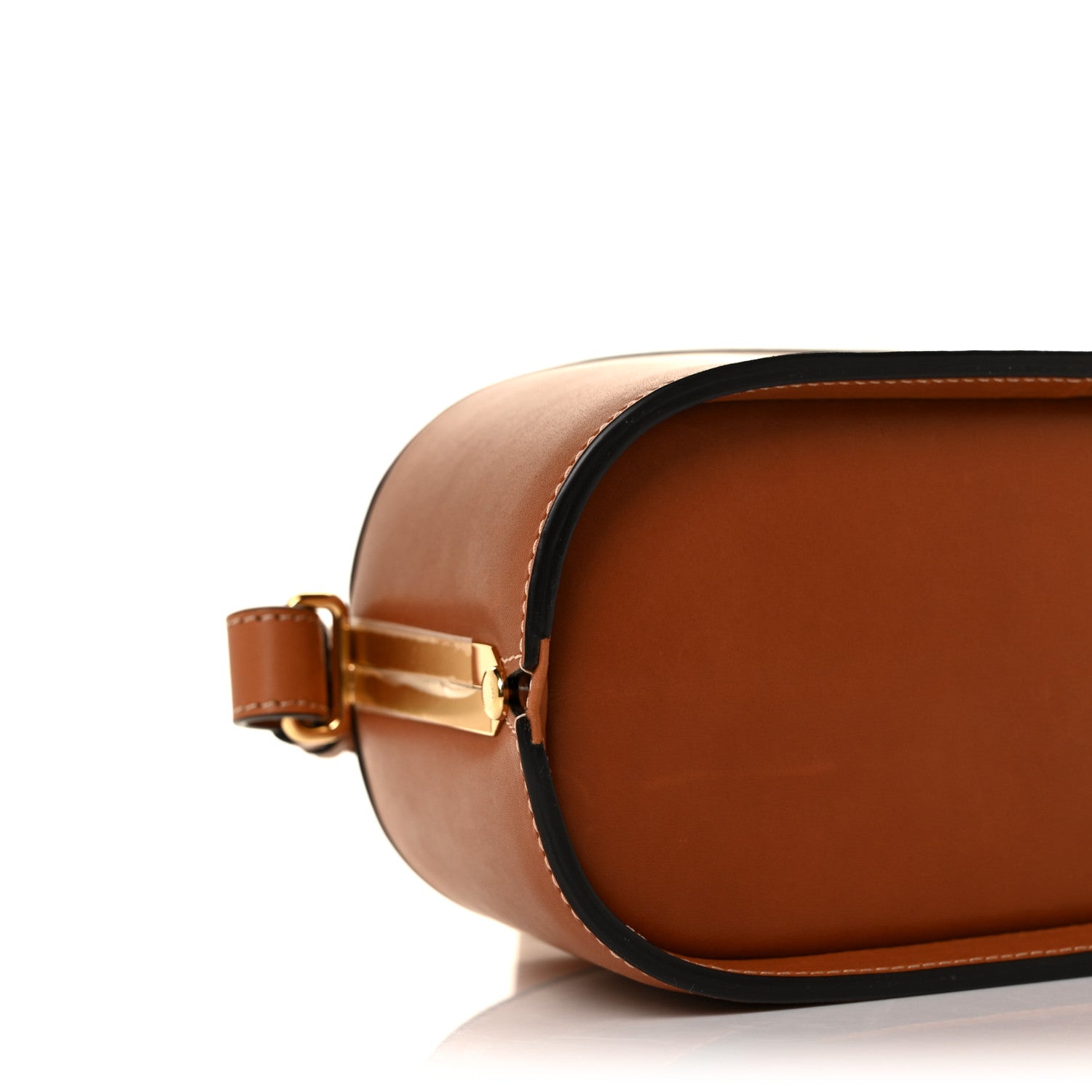 Celine Natural Calfskin Triomphe Lunch Box Tan 7 of 9