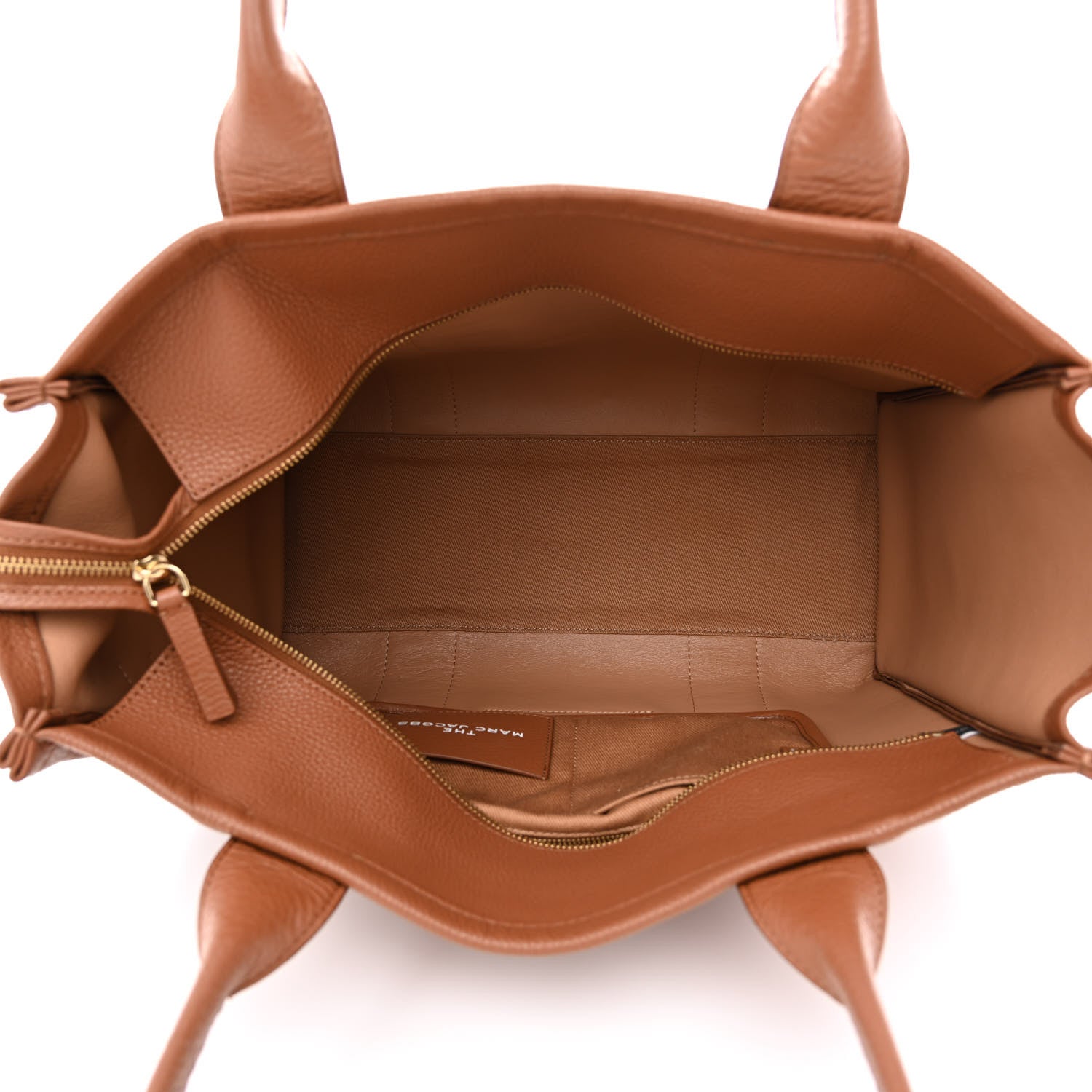 Marc Jacobs Grained Calfskin Large The Tote Bag Argan Oil 5 of 11