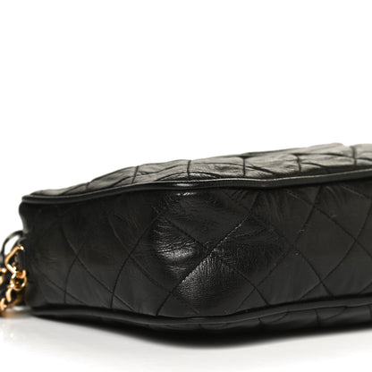 Chanel Lambskin Quilted CC Tassel Camera Case Black 10 of 11