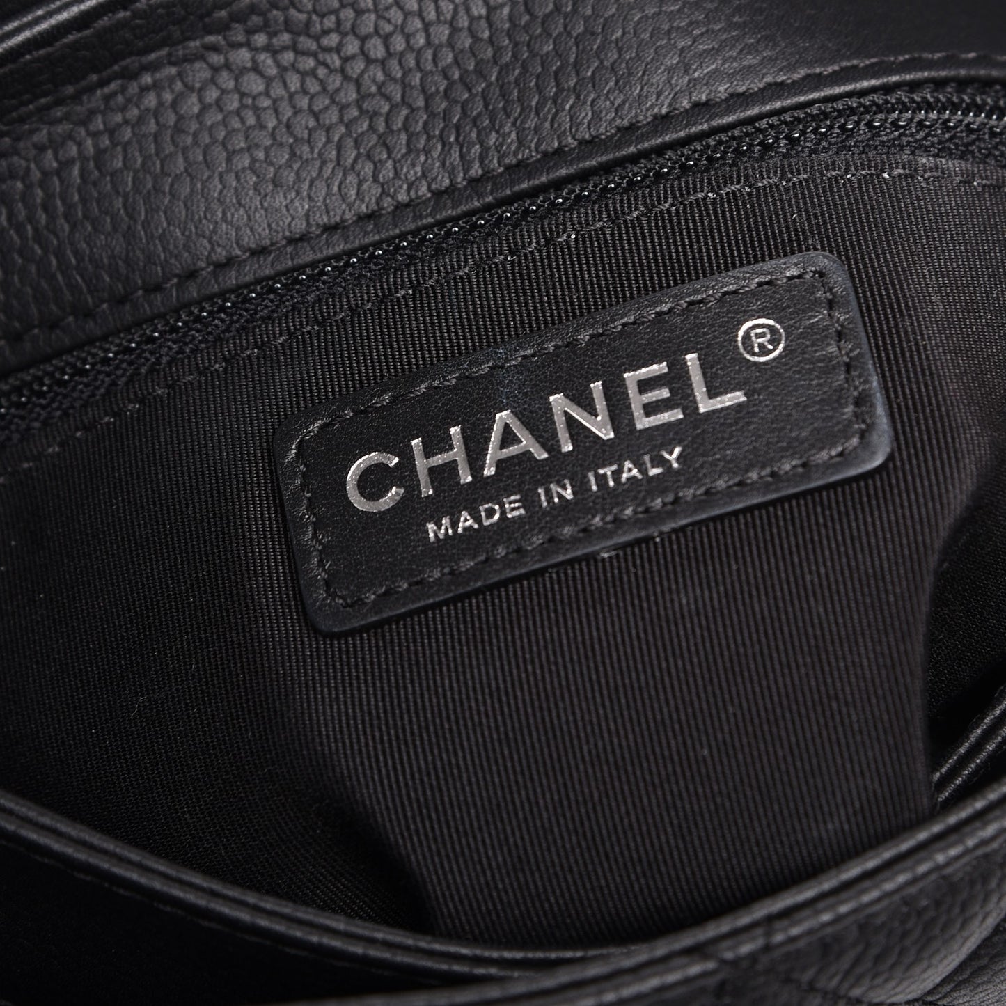 Caviar All About Flap Bag Black