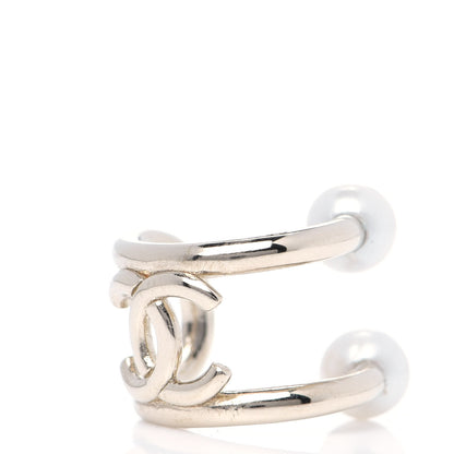 Chanel Pearl CC Single Ear Cuff Gold 3 of 6