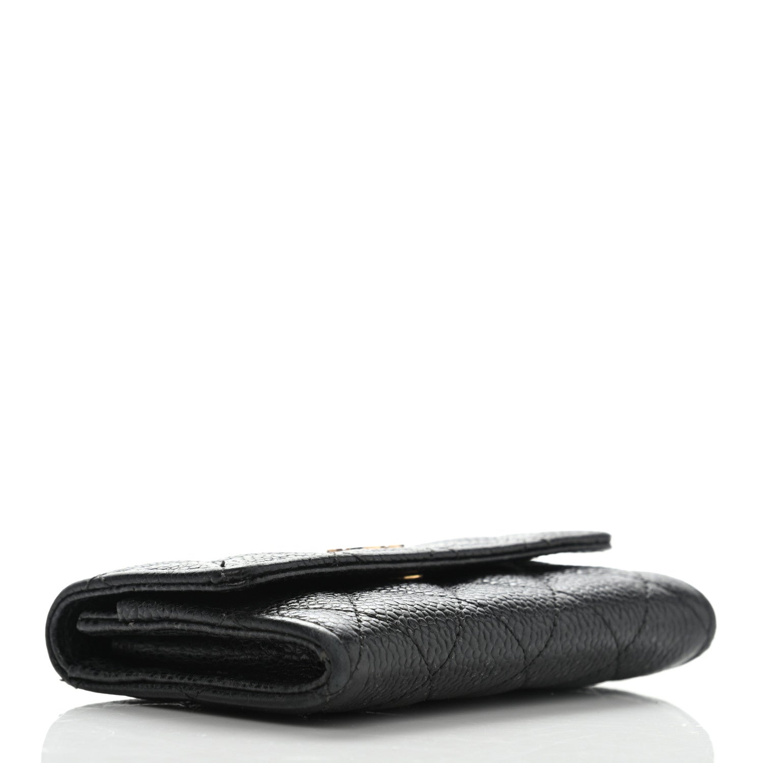 Chanel Caviar Quilted Flap Card Holder Black 4 of 17