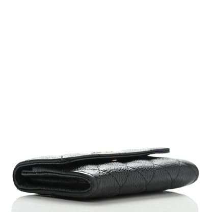 Chanel Caviar Quilted Flap Card Holder Black 4 of 17