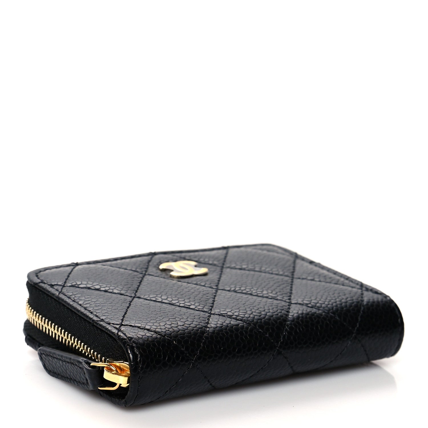 Chanel Caviar Quilted Classic Zipped Coin Purse Black 5 of 8