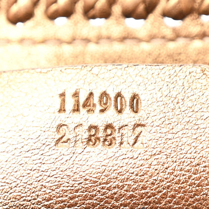 Gucci Snakeskin Large Horsebit Chain Hobo Gold 7 of 11