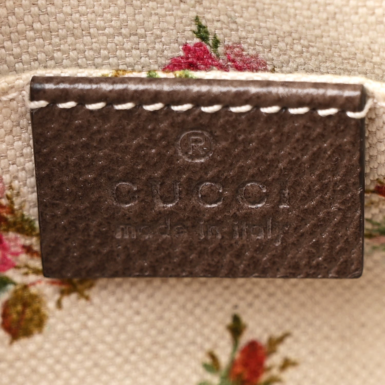 Gucci GG Supreme Monogram Web Neo Vintage Shoulder Bag Beige New Acero Crop 6 of 10