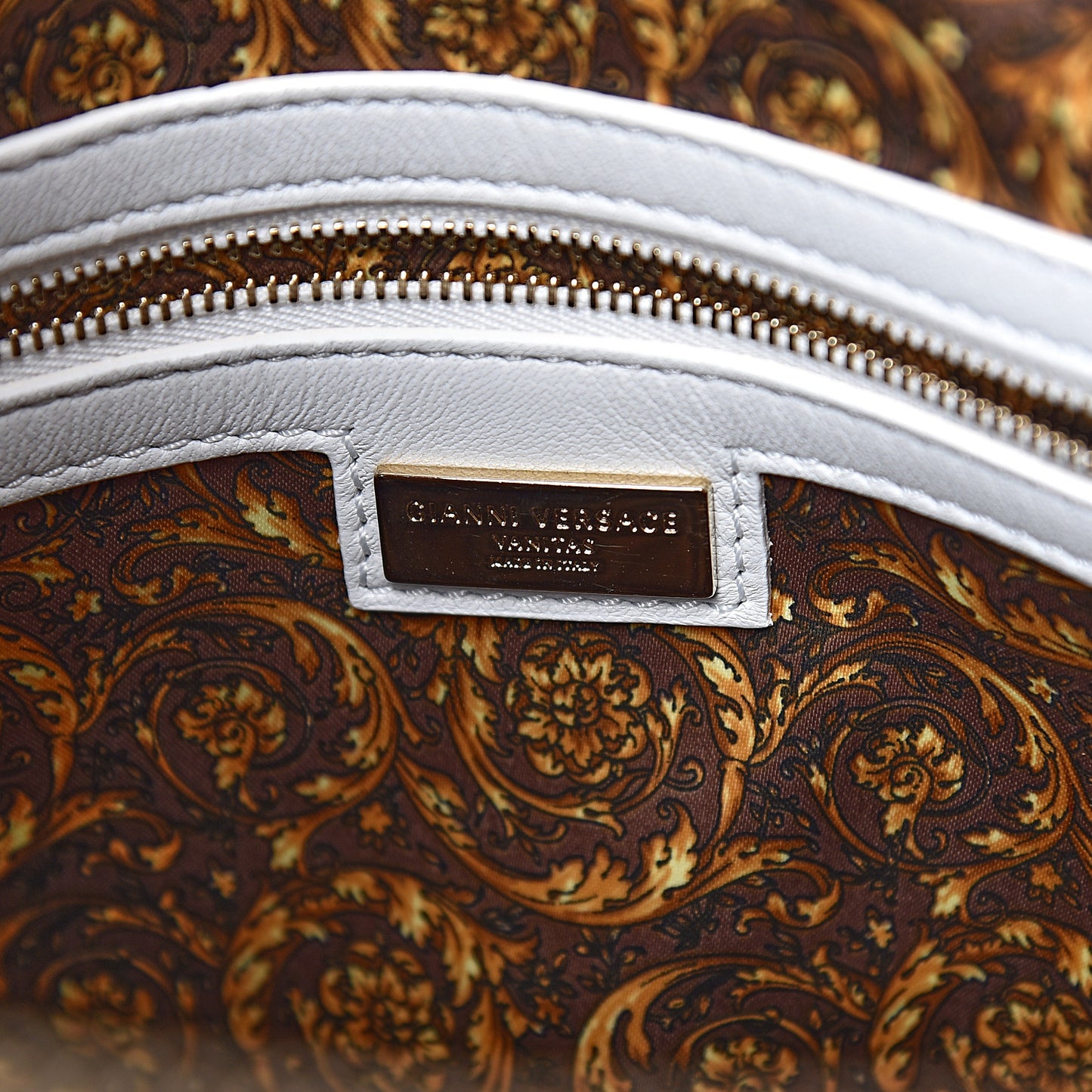 Barocco Quilted Nappa Altea Vanitas Lady Athena White