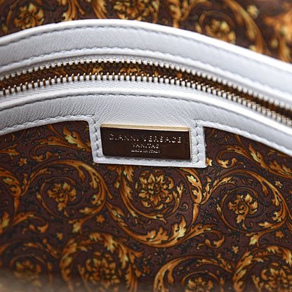 Versace Barocco Quilted Nappa Altea Vanitas Lady Athena White 6 of 19