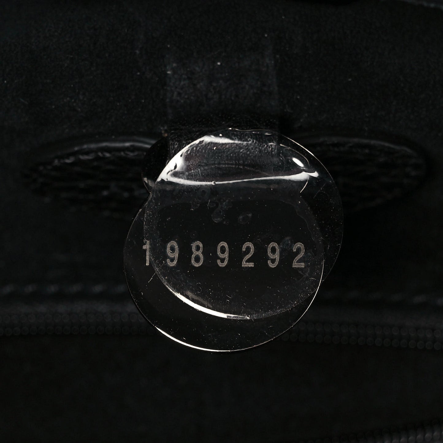 Glossy Goatskin Small Lily Flap Black