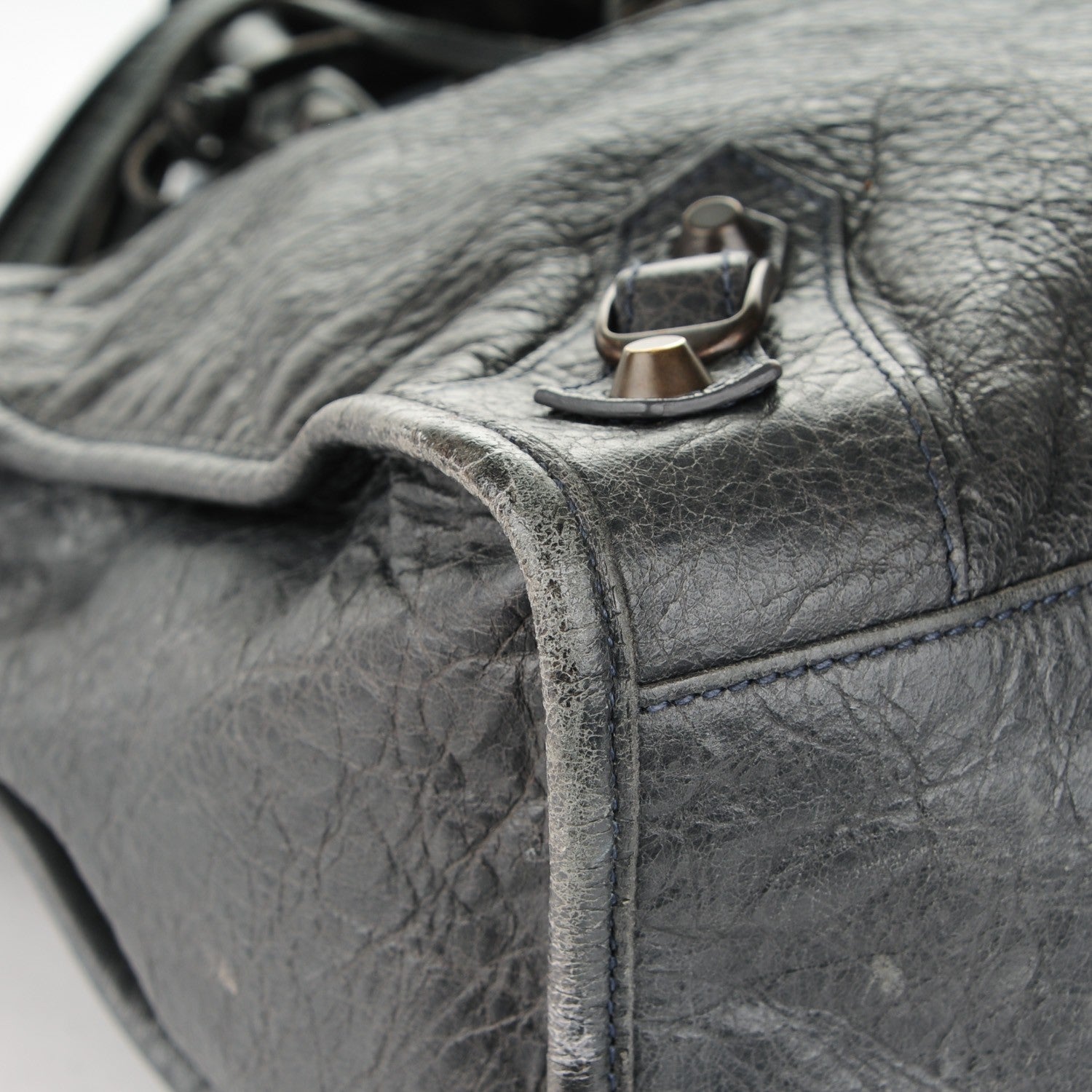 Balenciaga Agneau Classic Hardware City Anthracite 10 of 11