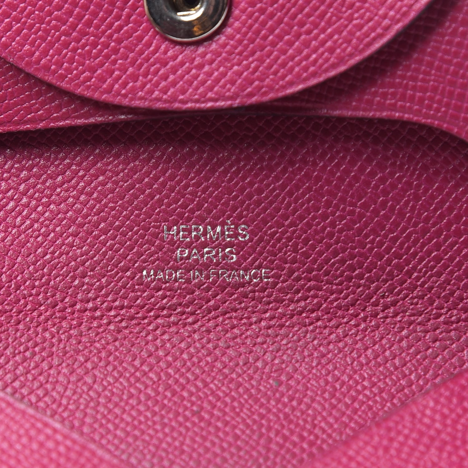 Hermes Epsom Bastia Coin Purse Rose Pourpre 5 of 5