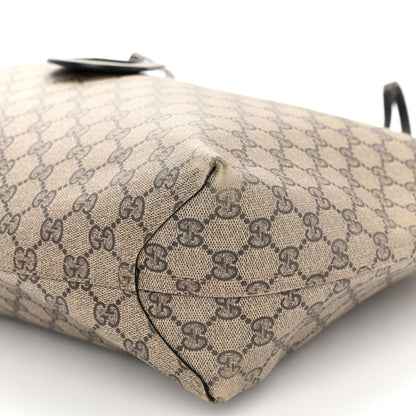 Gucci Calfskin GG Supreme Monogram Large Reversible Tote Black 14 of 17