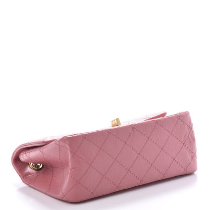 Chanel Aged Calfskin Quilted 2.55 Reissue Mini Flap Pink 5 of 12