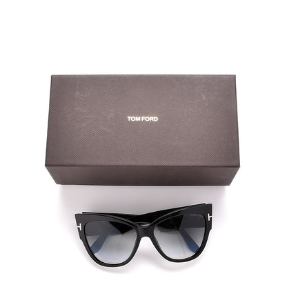 Tom Ford Acetate Anoushka Cat Eye Sunglasses TF371 Black 8 of 8