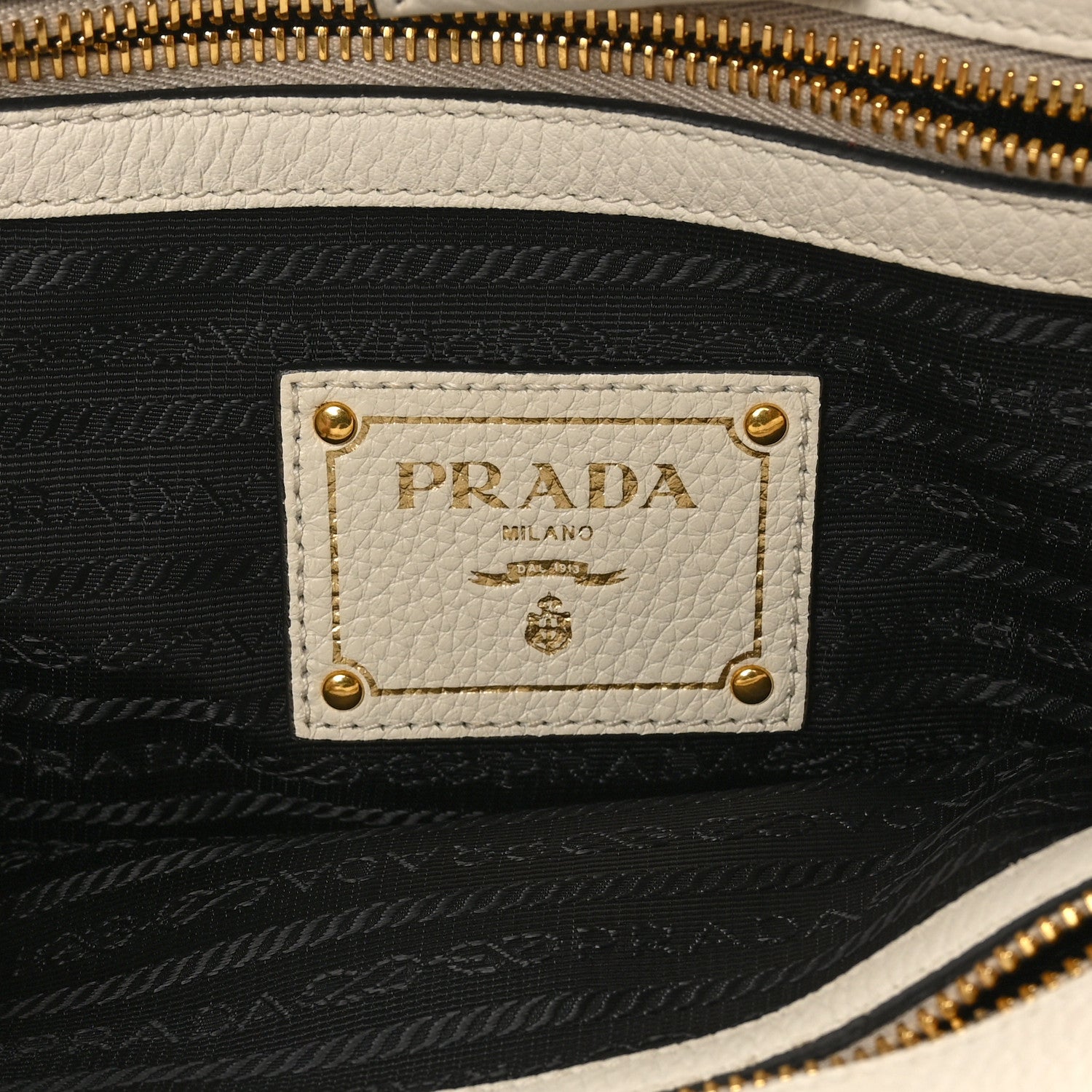 Prada Vitello Phenix Tote White 6 of 9