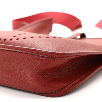 Hermes Buffle Skipper Evelyne PM Rouge Garance 10 of 10