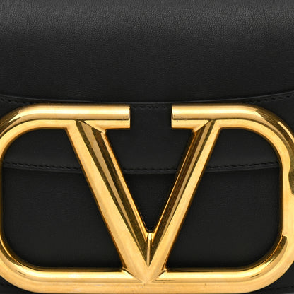 Valentino Garavani Smooth Calfskin Supervee Shoulder Bag Black 7 of 15