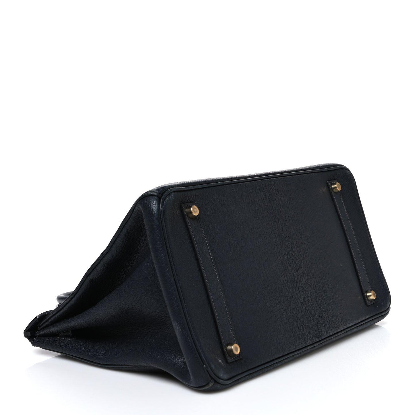 Chevre De Coromandel Birkin 35 Black