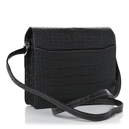 Hermes Matte Alligator Mini Sac Roulis Graphite 3 of 14