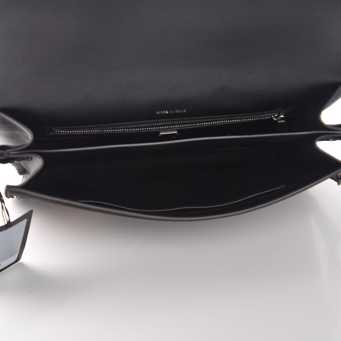 Visetos Mixed Media Large Patricia Convertible Crossbody Black