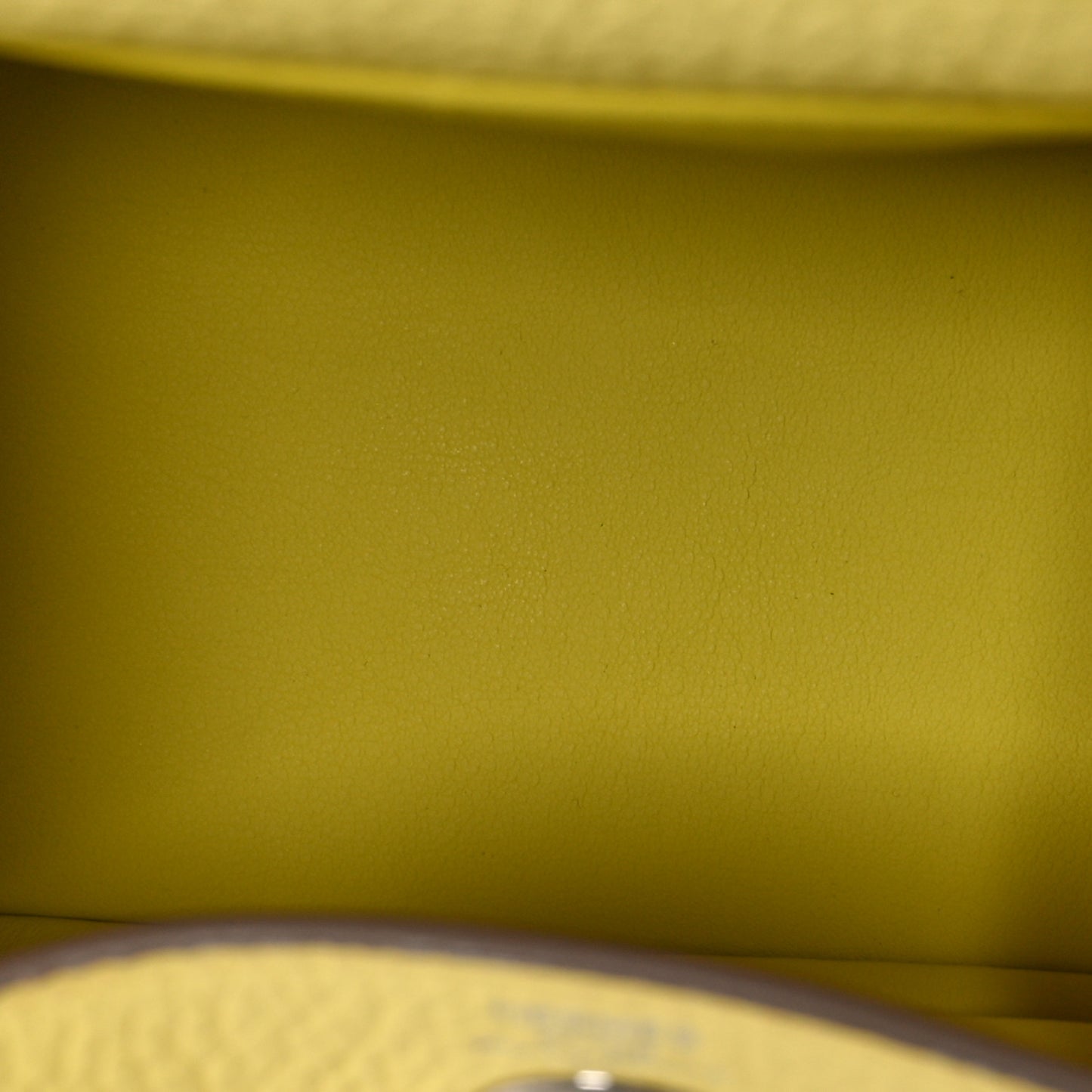 Taurillon Clemence Mini Lindy 20 Limoncello