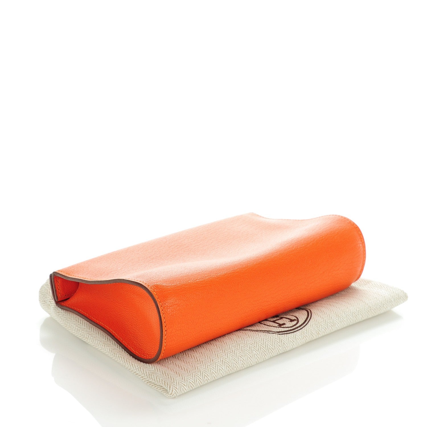 Hermes Chevre Mysore Karo GM Orange 4 of 9