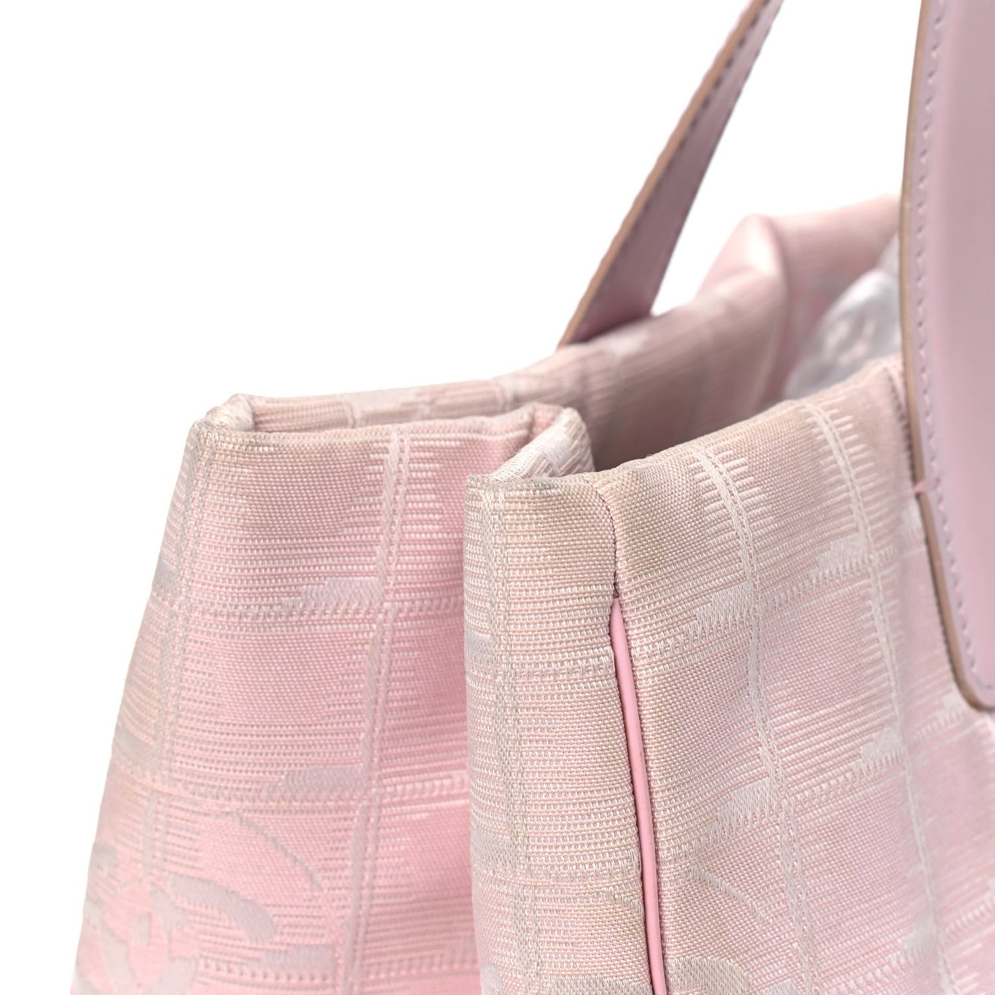 Nylon Medium Travel Tote Pink