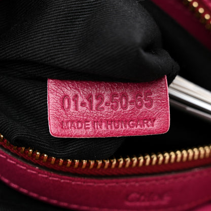 Chloe Tumbled Lambskin Small Ethel Satchel Cyclamen 7 of 10