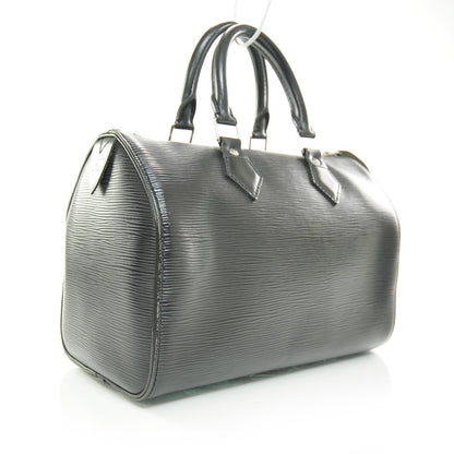 Louis Vuitton Epi Speedy 25 Black 3 of 9