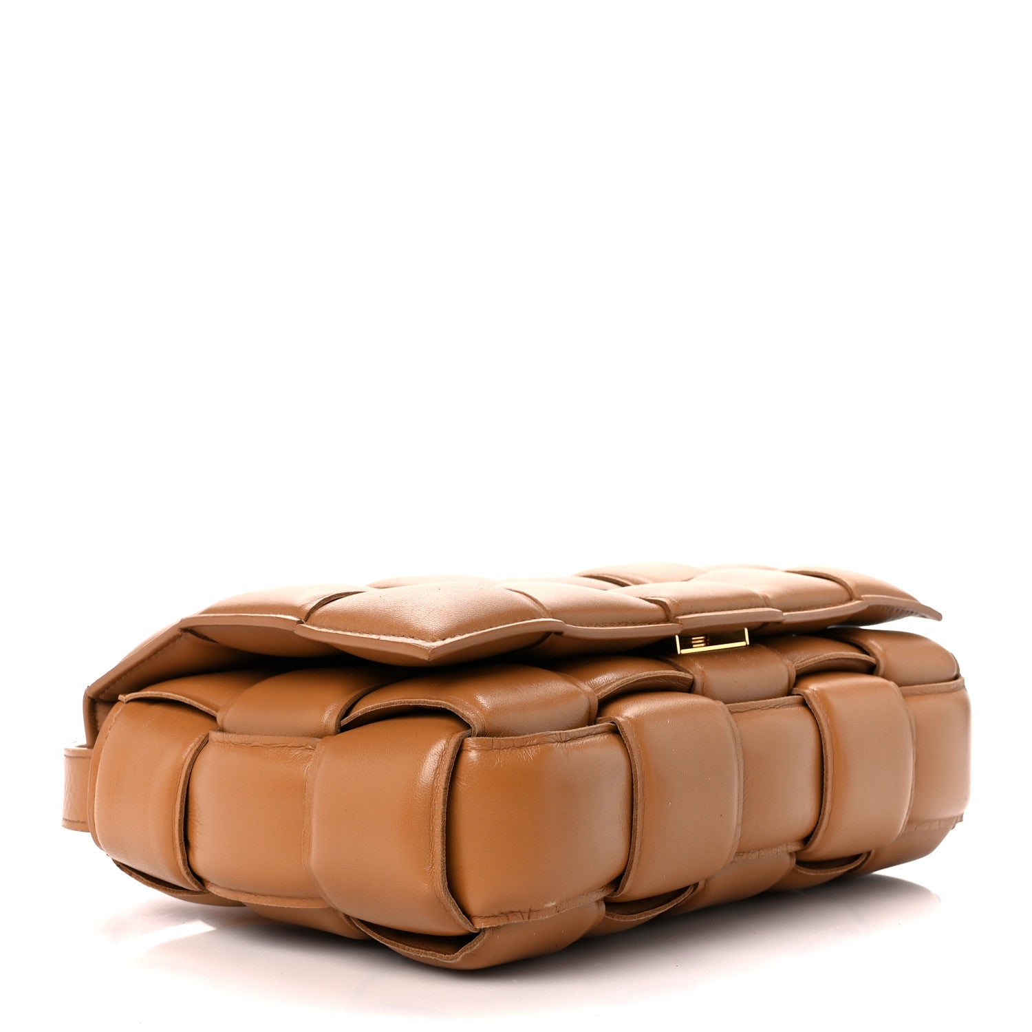 Bottega Veneta Nappa Maxi Intreccio Padded Cassette Crossbody Bag Caramel 4 of 14