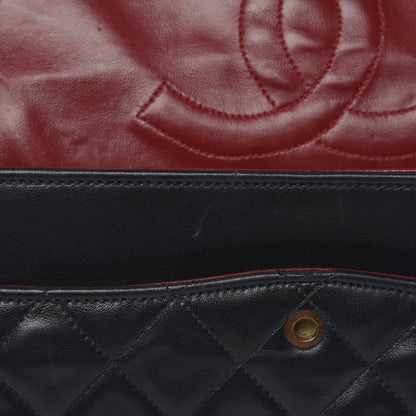 Chanel Lambskin Quilted Medium Double Flap Black 16 of 20
