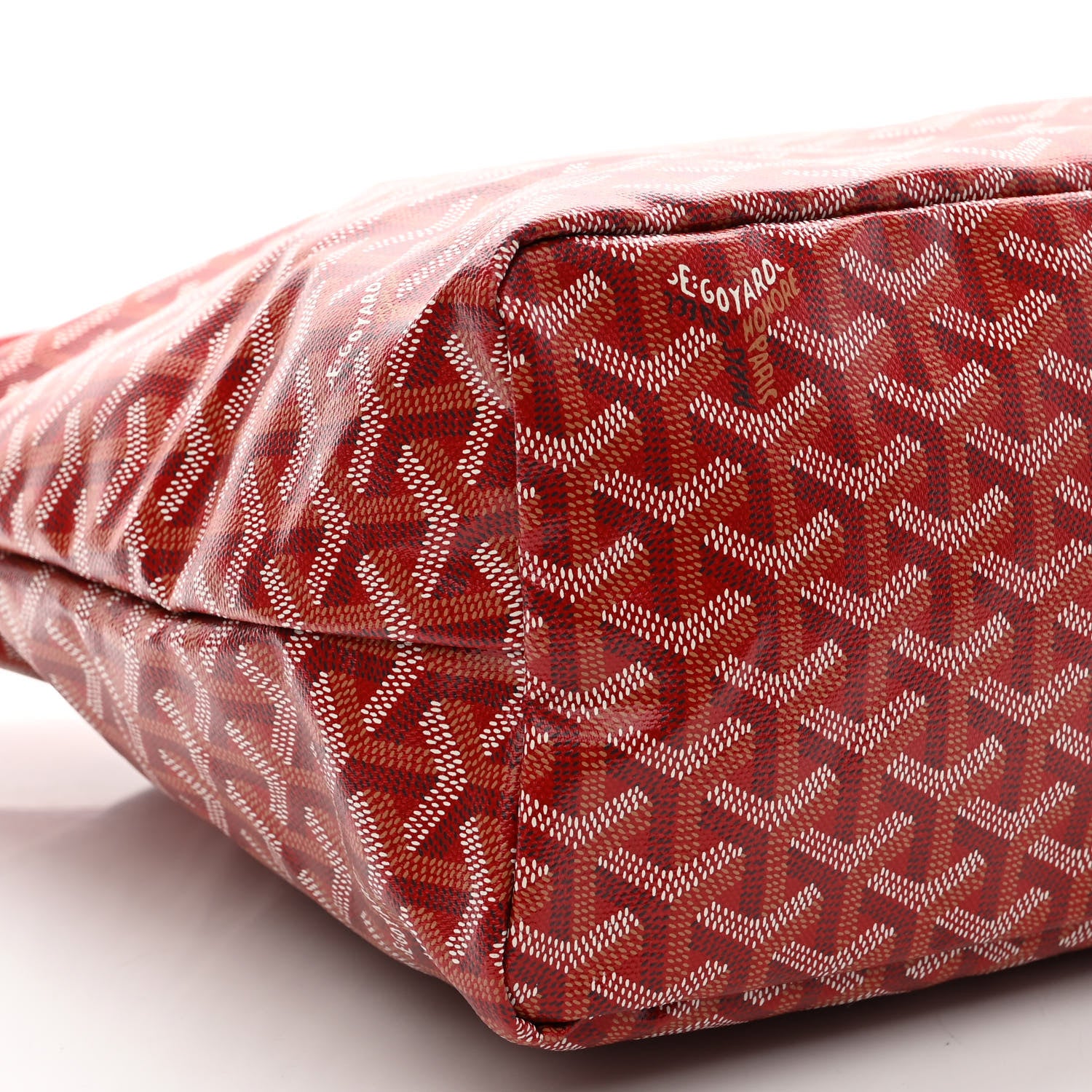 Goyard Goyardine Boheme Hobo Red 10 of 11