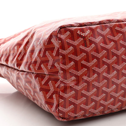 Goyard Goyardine Boheme Hobo Red 10 of 11