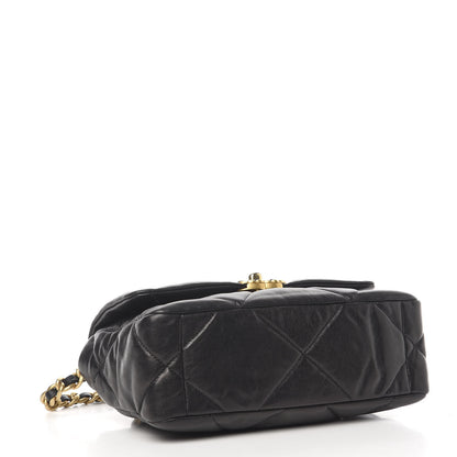 Chanel Lambskin Quilted Medium 19 Flap Black 4 of 10