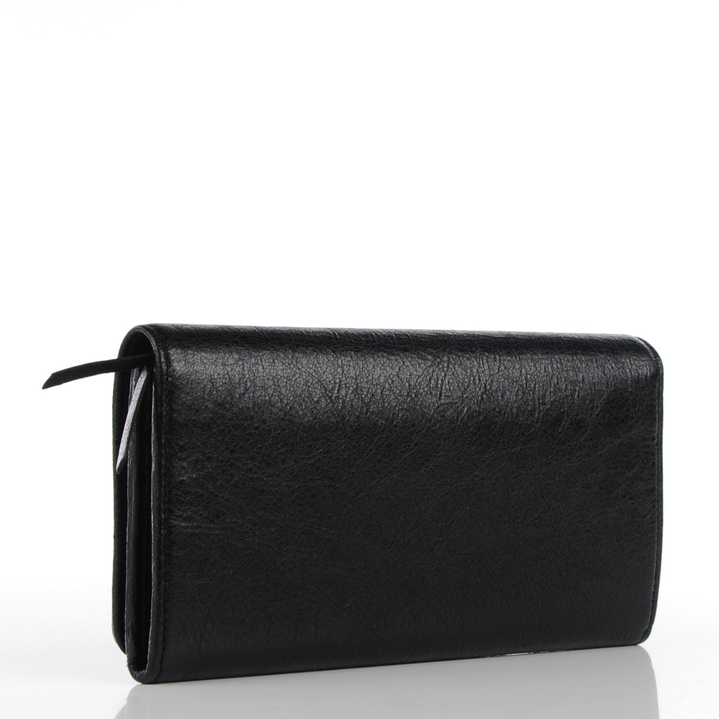 Agneau Classic Hardware Money Wallet Black