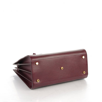 Saint Laurent Calfskin Small Sac De Jour Amarena 8 of 16