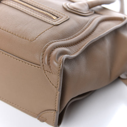 Celine Smooth Calfskin Nano Luggage Camel 10 of 14