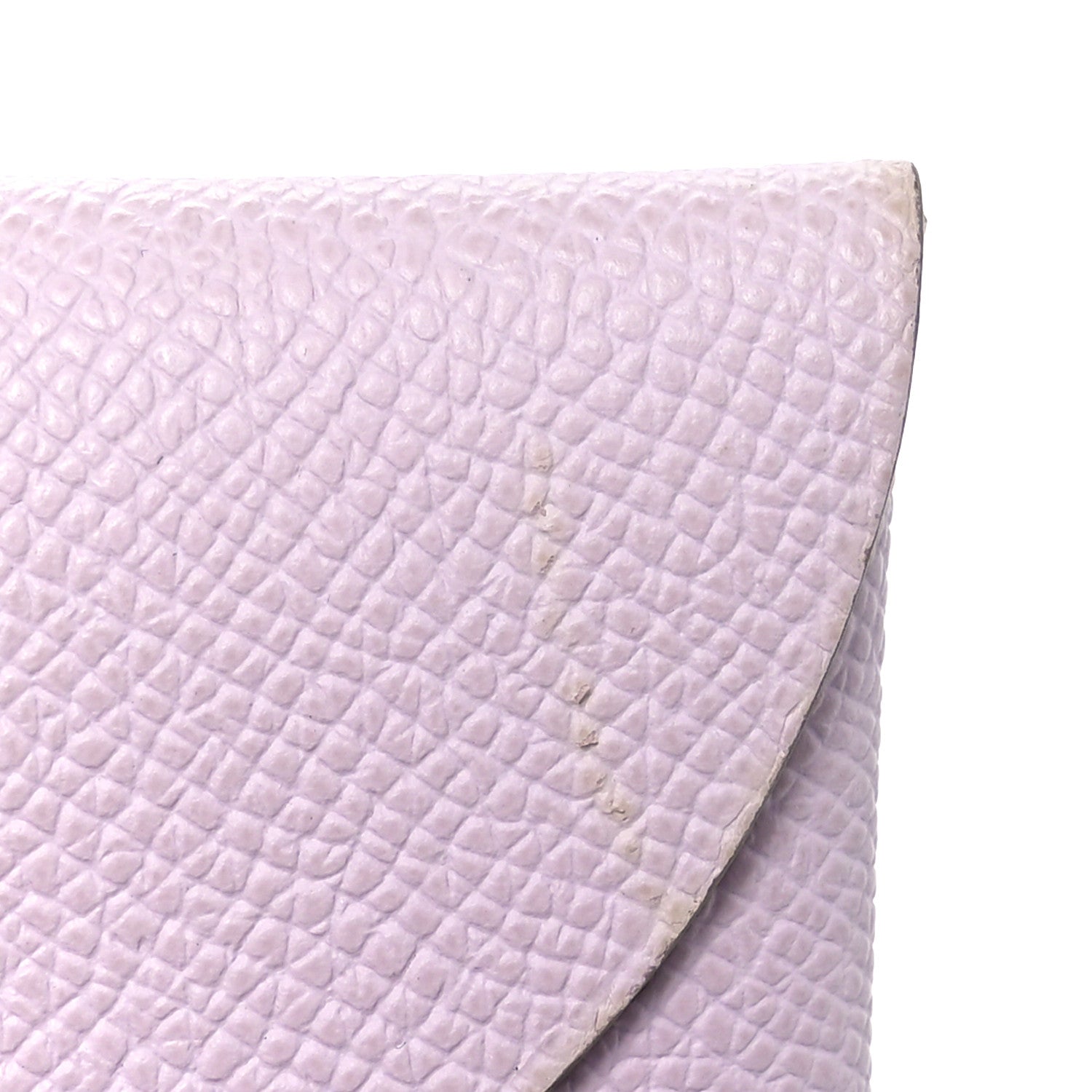 Hermes Epsom Calvi Duo Card Case Mauve Pale 10 of 10