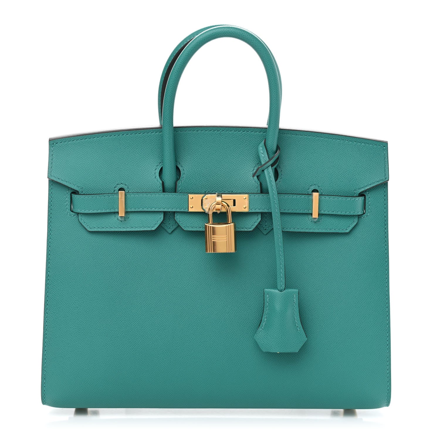 Hermes Epsom Birkin Sellier 25 Bleu Paon 1 of 11