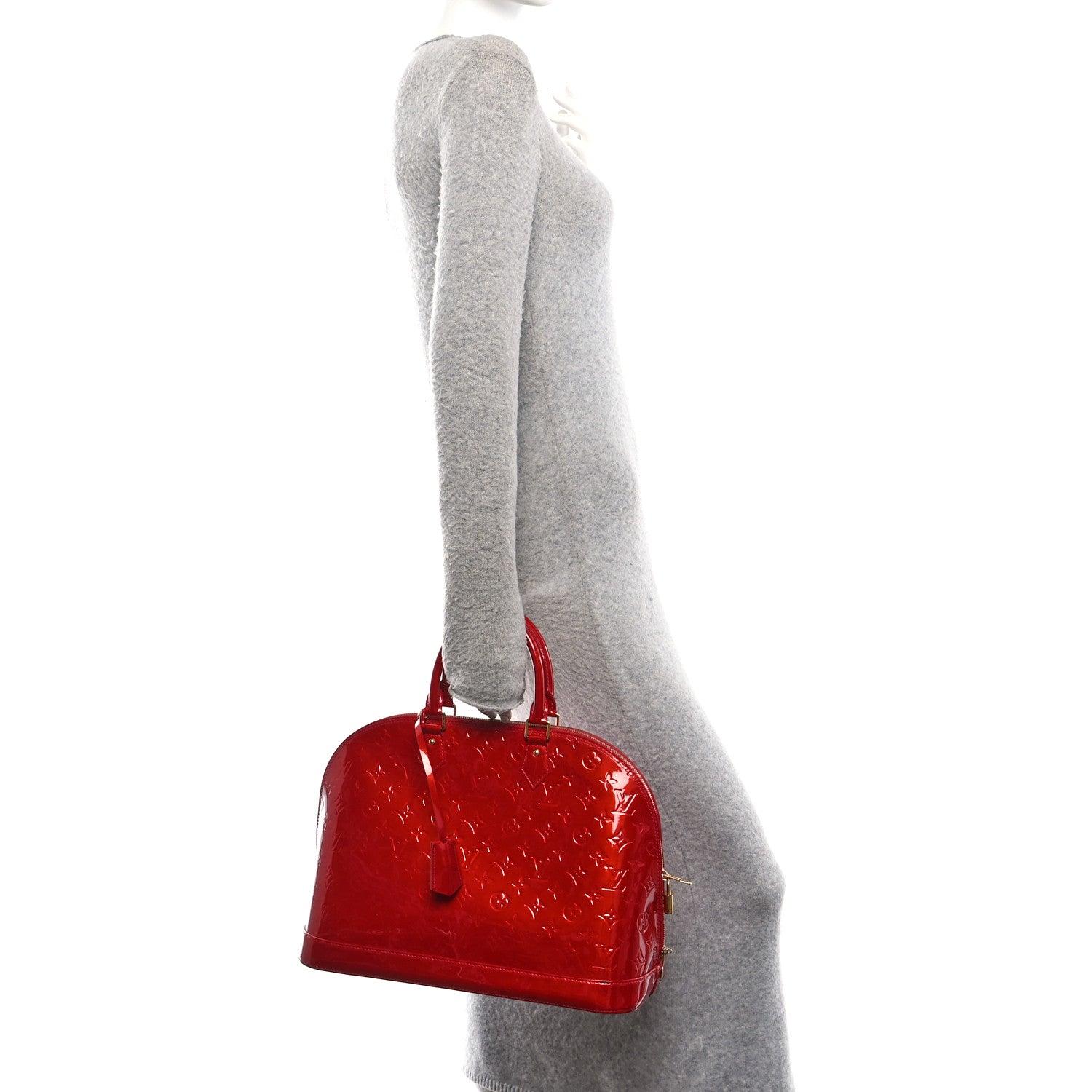 Louis Vuitton Vernis Alma GM Pomme D'Amour 2 of 9