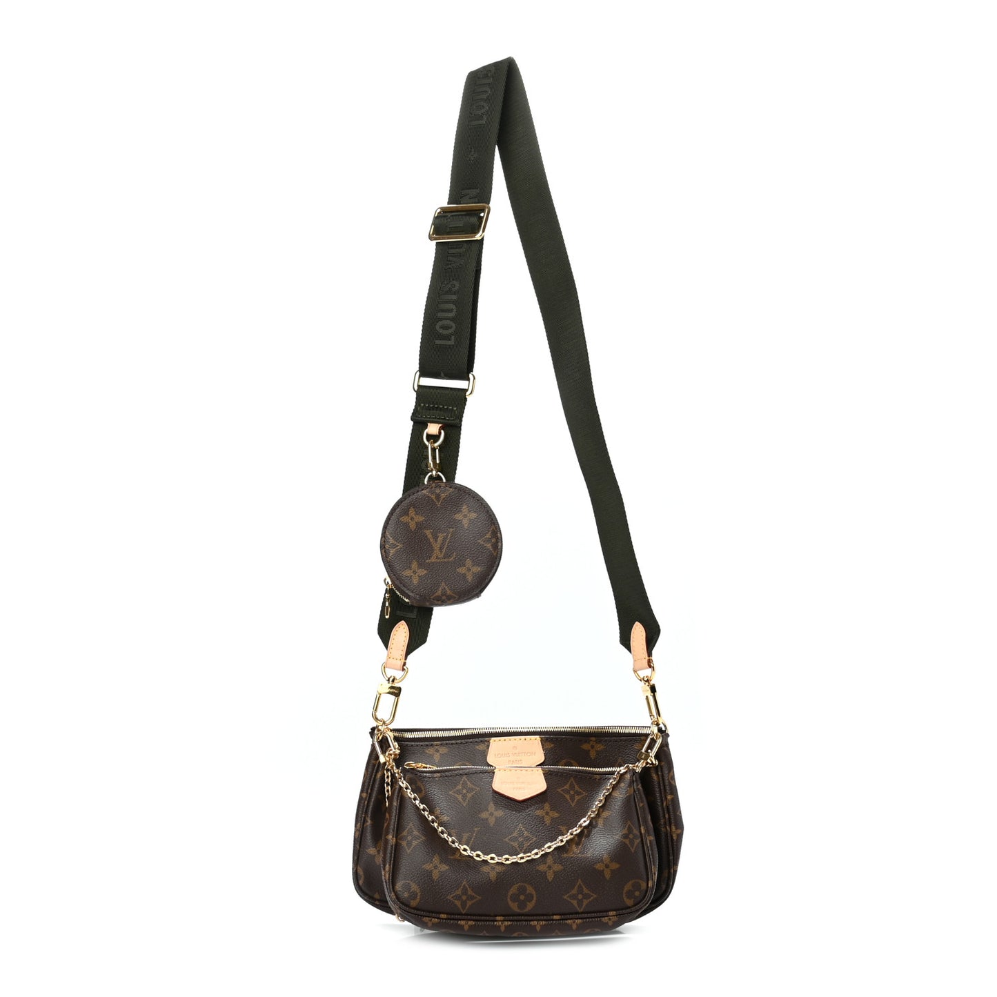 Monogram Multi Pochette Accessories Kaki