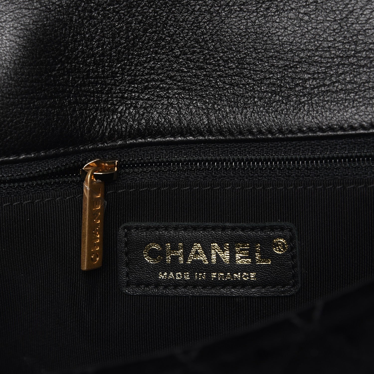 Chanel Metallic Lambskin Velvet Quilted Medium Flap Black 6 of 8