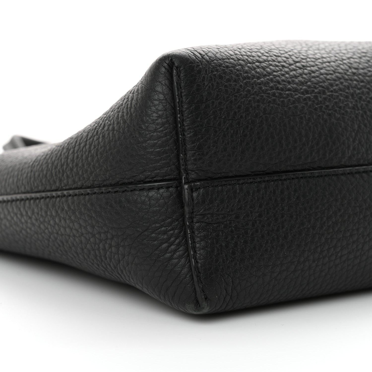 The Row Grained Calfskin Small Park Tote Black 9 of 13
