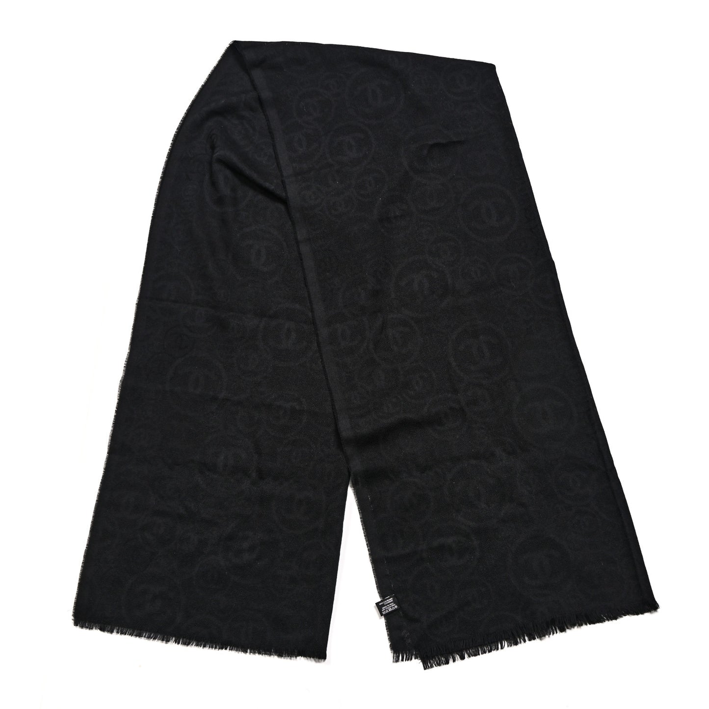 Cashmere CC Scarf Black
