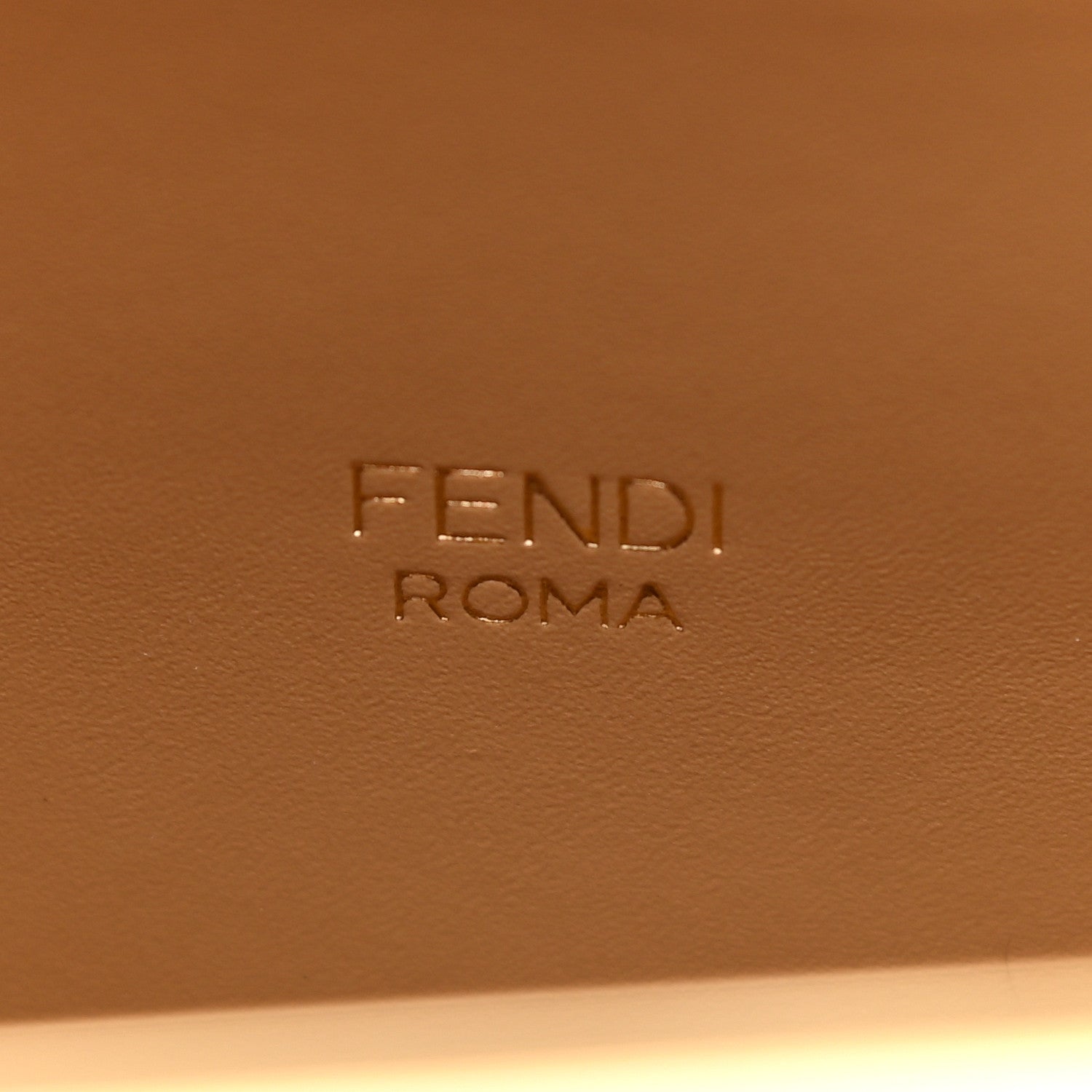 Fendi Vitello King Small Fendi Way Tote Miele Scuro 5 of 8