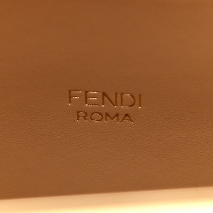 Fendi Vitello King Small Fendi Way Tote Miele Scuro 5 of 8