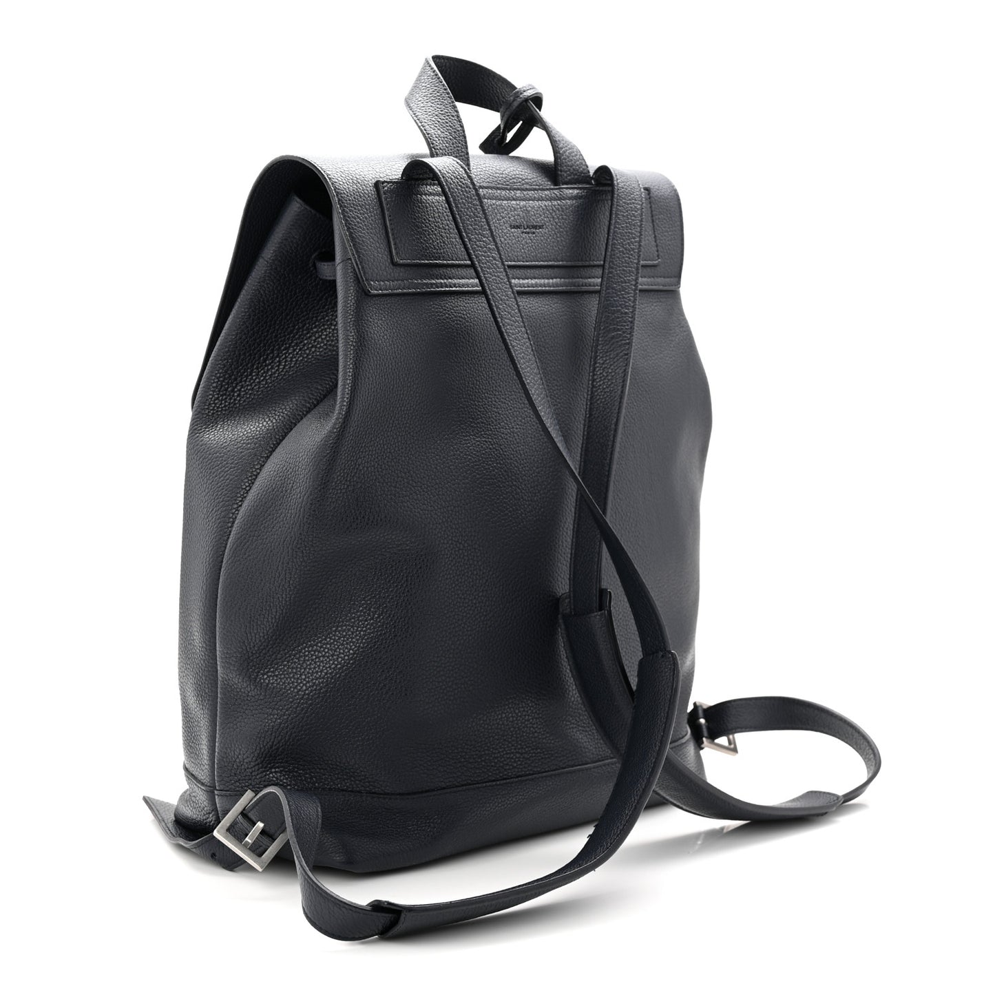 Grained Calfskin Sac De Jour Backpack Navy