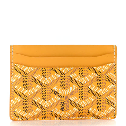 Goyard Goyardine Saint Sulpice Card Holder Yellow 1 of 8