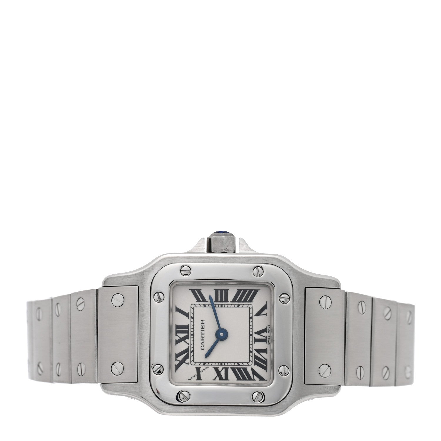 Cartier Stainless Steel 24mm Santos de Cartier Galbee Quartz Watch 2 of 4
